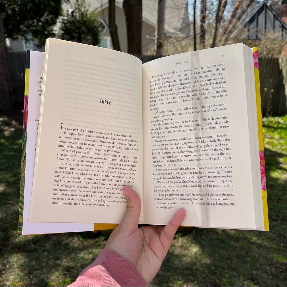 Reckless Girls by Rachel Hawkins - Yellow Hardcover Book - Picture 7 of 8